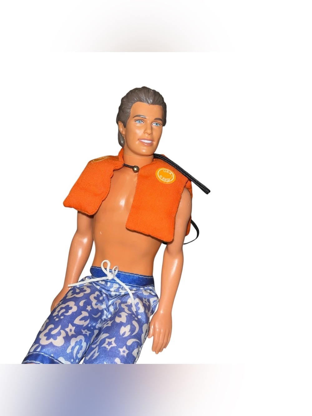 Barbie Palm Beach (?) Ken Doll vintage retro y2k 90s bathing suit life jacket